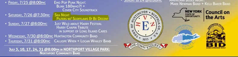 ChrisDaMaddog's tweet photo. Playing a ska show on Saturday in my hometown, at the same place i went to my first show 28 years ago as a fan! This time I'm headlining it playing trombone for Pilfers, with The Scofflaws (who played that first show!) and Be Decent! Oh, and it's free!  Come thru Long Island! https://t.co/rKenL5B6xG