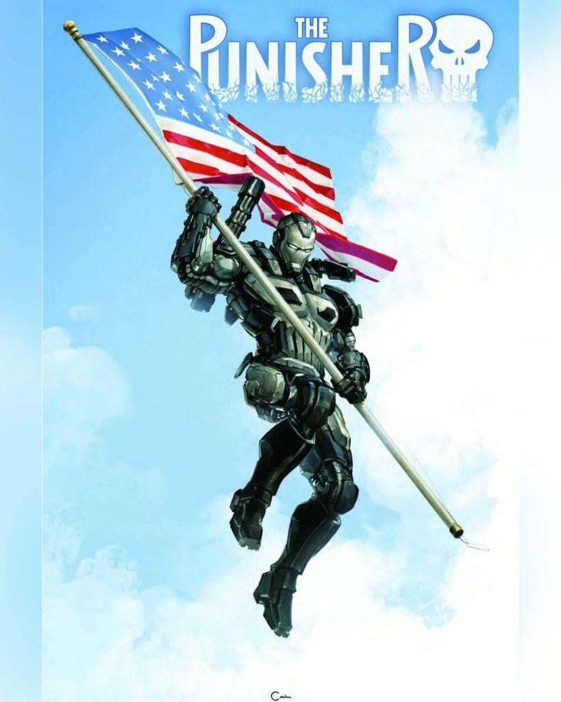 PunisherHQ's tweet image. Don't know why, but this is one of the best covers from the Punisher 2017 by Clayton Crain. #punisher #thepunisher