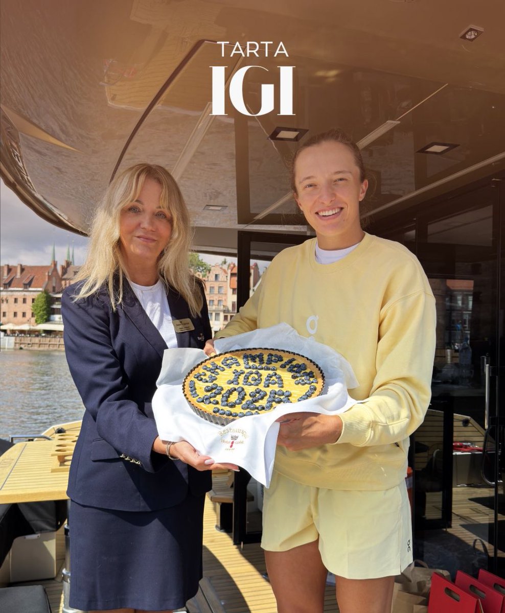 IgaUpdates_'s tweet image. A restaurant in Gdańsk named a blueberry tart after IGA🥹🍰
It’s with blueberries, vanilla ice cream and salt caramel😌 sounds delicious😋
*
*
*📸 brovarnia_gdansk