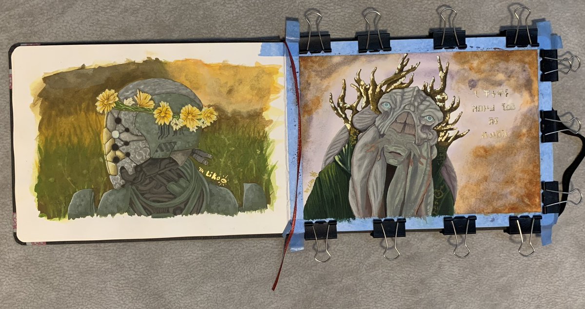 LiKoCreates's tweet image. I really hope I find the energy to sit down and finish painting King Levitica soon 😮💨