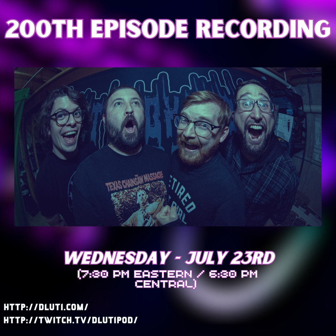 DLUTIPOD's tweet image. TONIGHT