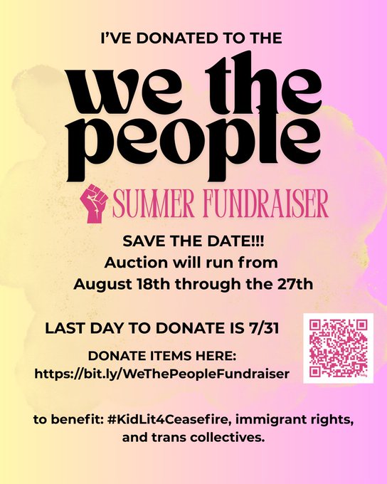 SandraProudman's tweet image. Publishing friends: Please consider donating an item to my next fundraiser.
I need 200 more items donated at the moment to guarantee I meet the fundraiser's goal:
airtable.com/appJkEF7W6SlvB…
