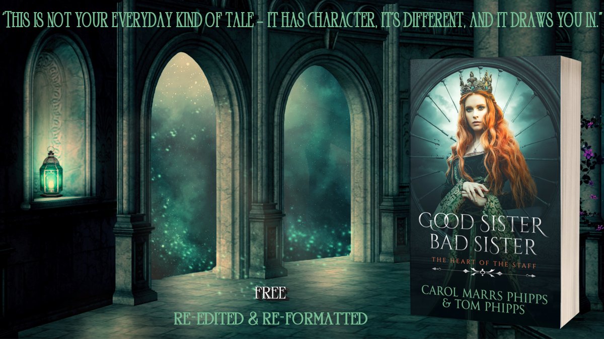 RT “GOOD SISTER BAD SISTER, the first in the epic series of THE HEART OF THE STAFF, is a wonderful fantasy tale, weaving a complicated, exciting web of intrigue, where good battles evil”
#FREE
#Fantasy
#mustread
#bookboost.
getbook.at/GOODSISTERBADS…