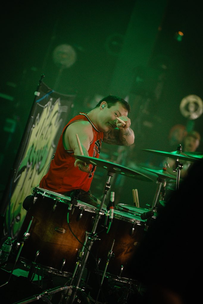 AlphaWolfCVLT's tweet image. We played a show in Mansfield, MA yesterday and here are some photos that @uglivia took
Camden, NJ today! We expect to see some chaos, some carnage, some blinking, some foot traffic, some hot dogs and some other wild shit!