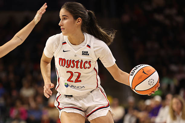 DailyNBAStats's tweet image. Game Summary: Mystics vs. Sparks
Sparks won 93-86
Top Performers:
Dearica Hamby: 24pts, 14reb, 3ast, 2stl, 1blk
Shakira Austin: 17pts, 6reb, 2ast, 4stl, 2blk
Rickea Jackson: 22pts, 4ast, 3reb, 4 3pm
Sonia Citron: 7pts, 6ast, 4reb, 3stl, 1blk, 0tov