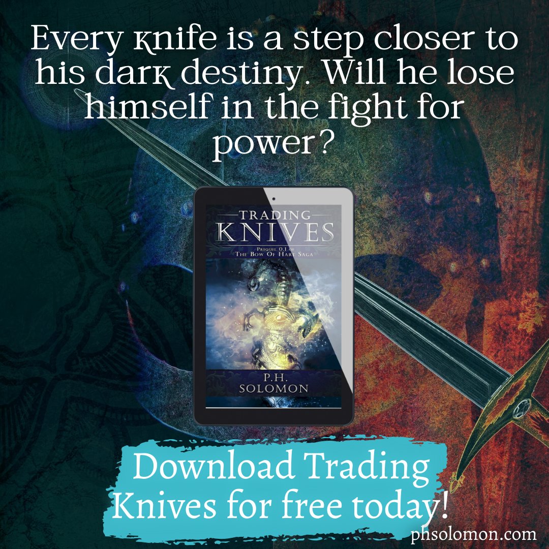 P. H. Solomon (@ph_solomon) on Twitter photo Trading Knives is FREE to download now. Start the epic journey before the legend begins.
👉 dl.bookfunnel.com/4x6xtjl44r
SwordAndSorcery #FreeFantasyBook #DarkFantasy #FantasyReads #EpicFantasy #RevengeArc #BookishDeals #MustReadFantasy Trading Knives is FREE to download now. Start the epic journey before the legend begins.
👉 dl.bookfunnel.com/4x6xtjl44r
SwordAndSorcery #FreeFantasyBook #DarkFantasy #FantasyReads #EpicFantasy #RevengeArc #BookishDeals #MustReadFantasy