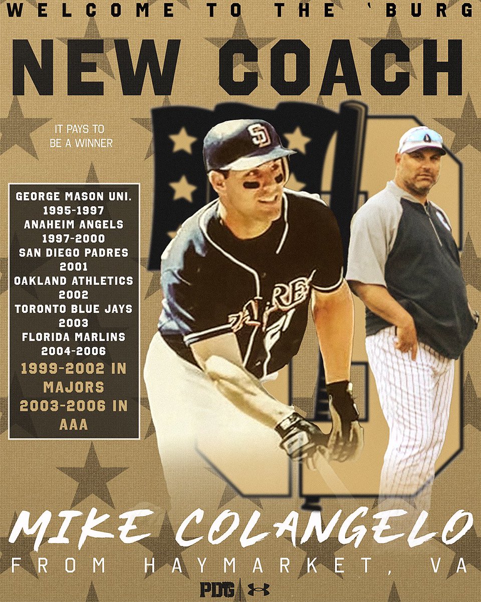 Welcome to PDG, <a href="/colangelobasebl/">Mike Colangelo</a> ‼️

#GoGold | #PTBAW | #BurgTough