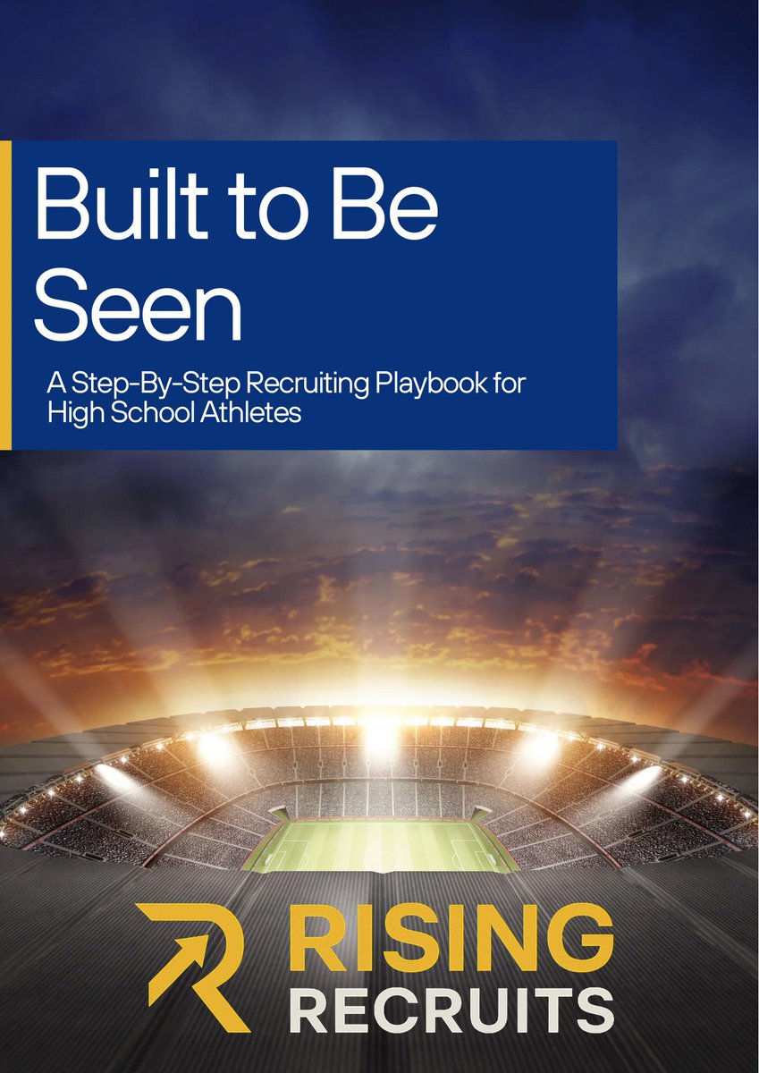 🚨Official Drop🚨

🔥The Rising Recruits Playbook is now available. 
📑23 pages. Step-by-step recruiting strategy. 
⚠️Built for athletes who want to take control. 
📈Templates, timelines, outreach plans, and more. 

🛒Grab it now for only $25 at rising-recruits.com