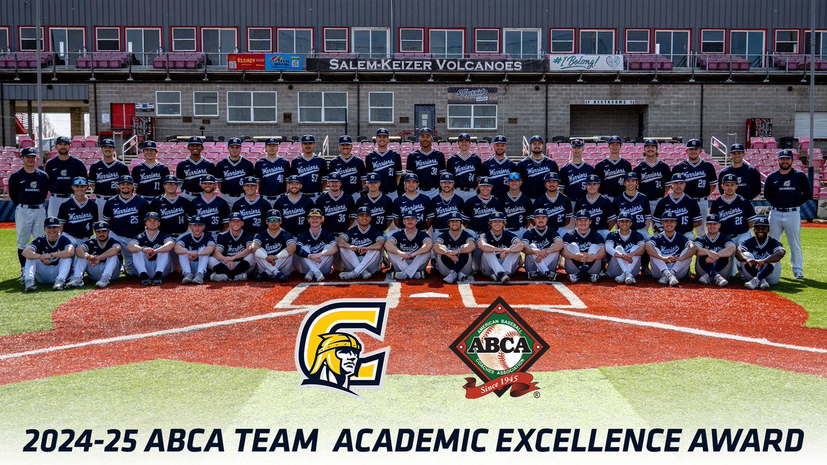 Representing one of two Cascade Collegiate Conference programs and the only NAIA team to earn the honor in back-to-back seasons from the PNW, Corban Baseball has once again been named to the ABCA Team Academic Excellence Award! ⚾️📖

#WeAreCorban
