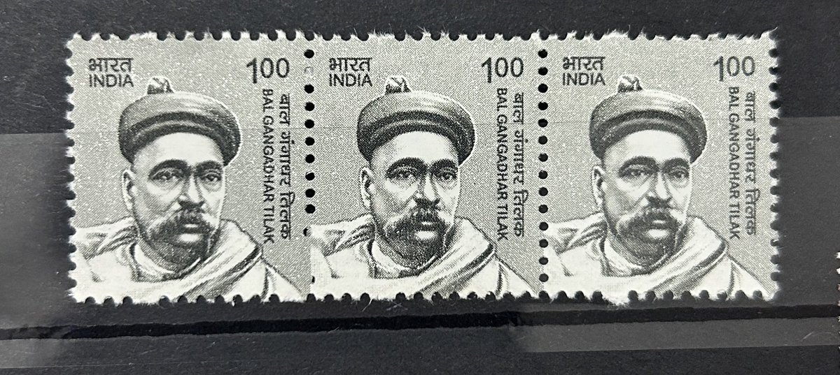 nayaknikhil007's tweet image. Salutations to the “Father of Indian unrest” #LokmanyaBalGangadharTilak on his birth anniversary today!
Postal stamps on him by @IndiaPostOffice in my possession.