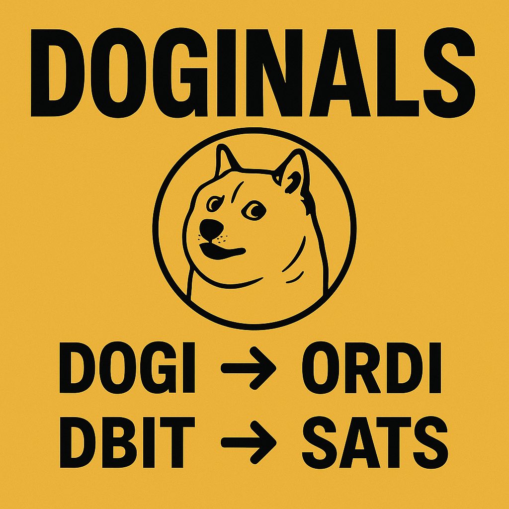 BigAltSeason's tweet photo. @DogecoinFdn @dogecoin The next huge bullish season buy
#Doginals
Meme on Doge blockchain
#DBIT #DOGI https://t.co/ElJn4am9ru