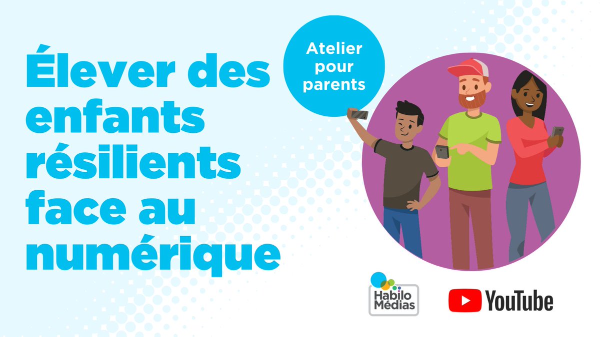 HabiloMedias's tweet image. Comment les parents peuvent-ils aider leurs enfants à gérer les hauts et les bas de la vie en ligne ? Découvrez des stratégies fondées sur la recherche pour élever des enfants résilients face au numérique grâce à notre atelier autodirigé pour les parents.

habilomedias.ca/litteratie-num…