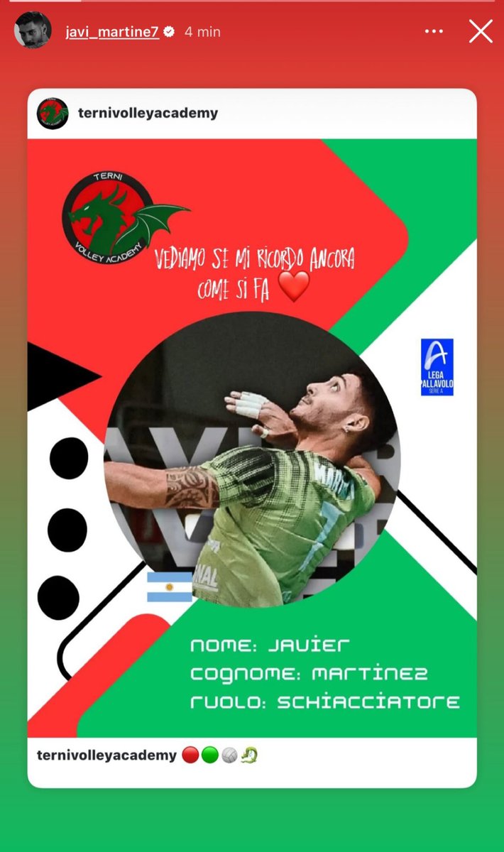Lui sempre modesto...
✨️🏐