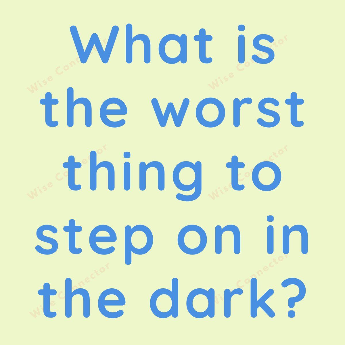 wiseconnector's tweet image. What's the WORST thing