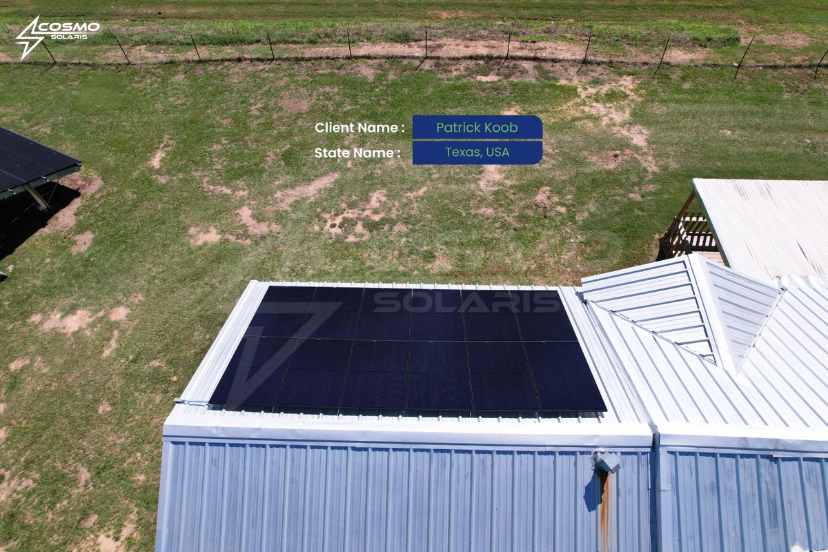 CosmoSolaris's tweet image. 𝗔𝗻𝗼𝘁𝗵𝗲𝗿 𝗦𝘂𝗰𝗰𝗲𝘀𝘀𝗳𝘂𝗹 𝗦𝗼𝗹𝗮𝗿 𝗜𝗻𝘀𝘁𝗮𝗹𝗹𝗮𝘁𝗶𝗼𝗻 𝗯𝘆 𝗖𝗼𝘀𝗺𝗼 𝗦𝗼𝗹𝗮𝗿𝗶𝘀 𝗶𝗻 𝗧𝗲𝘅𝗮𝘀!

𝗣𝗮𝘁𝗿𝗶𝗰𝗸 𝗞𝗼𝗼𝗯 is going solar with Cosmo Solaris, trading high bills for sunny savings! With a focus on reliability and ease, Cosmo Solaris delivered…