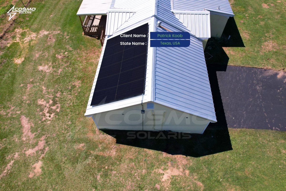 CosmoSolaris's tweet image. 𝗔𝗻𝗼𝘁𝗵𝗲𝗿 𝗦𝘂𝗰𝗰𝗲𝘀𝘀𝗳𝘂𝗹 𝗦𝗼𝗹𝗮𝗿 𝗜𝗻𝘀𝘁𝗮𝗹𝗹𝗮𝘁𝗶𝗼𝗻 𝗯𝘆 𝗖𝗼𝘀𝗺𝗼 𝗦𝗼𝗹𝗮𝗿𝗶𝘀 𝗶𝗻 𝗧𝗲𝘅𝗮𝘀!

𝗣𝗮𝘁𝗿𝗶𝗰𝗸 𝗞𝗼𝗼𝗯 is going solar with Cosmo Solaris, trading high bills for sunny savings! With a focus on reliability and ease, Cosmo Solaris delivered…