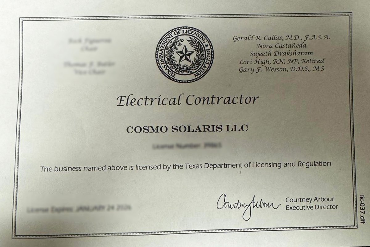 CosmoSolaris's tweet image. 𝗔𝗻𝗼𝘁𝗵𝗲𝗿 𝗦𝘂𝗰𝗰𝗲𝘀𝘀𝗳𝘂𝗹 𝗦𝗼𝗹𝗮𝗿 𝗜𝗻𝘀𝘁𝗮𝗹𝗹𝗮𝘁𝗶𝗼𝗻 𝗯𝘆 𝗖𝗼𝘀𝗺𝗼 𝗦𝗼𝗹𝗮𝗿𝗶𝘀 𝗶𝗻 𝗧𝗲𝘅𝗮𝘀!

𝗣𝗮𝘁𝗿𝗶𝗰𝗸 𝗞𝗼𝗼𝗯 is going solar with Cosmo Solaris, trading high bills for sunny savings! With a focus on reliability and ease, Cosmo Solaris delivered…