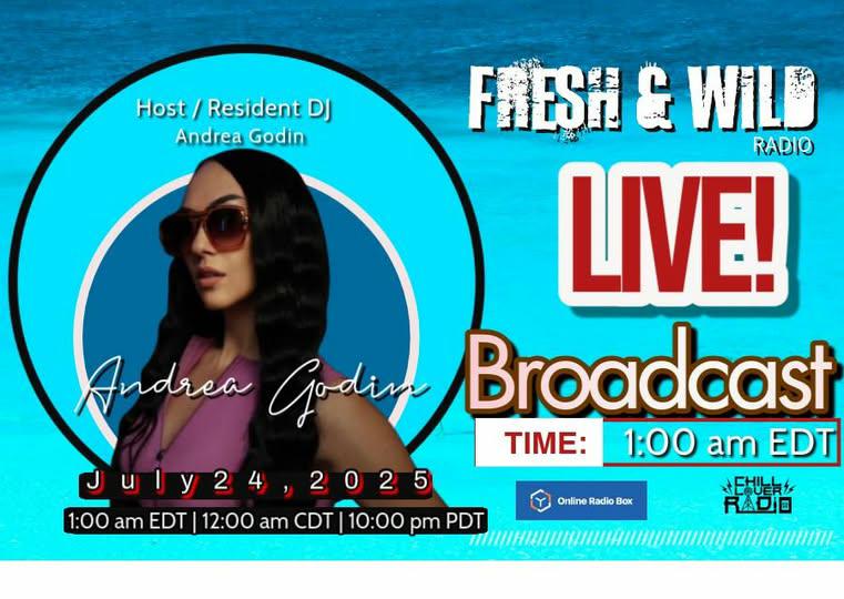Chill Lover Radio | World Renowned Radio Station (@chillloverradio) on Twitter photo 📢Join Us! Live! Radio Broadcast on Chill Lover Radio | Thursday July 24th, 2025, | Fresh & Wild Radio 🔴Live! | Host/Resident DJ | Andrea Godin |
<a href="/andreagodin/">Andrea Godin</a>
USA Showtimes
1:00 am PDT | 12:00 am CDT | 10:00 pm PDT
Listen Live! ⤵
onlineradiobox.com/us/chilllover/… 📢Join Us! Live! Radio Broadcast on Chill Lover Radio | Thursday July 24th, 2025, | Fresh & Wild Radio 🔴Live! | Host/Resident DJ | Andrea Godin |
<a href="/andreagodin/">Andrea Godin</a>
USA Showtimes
1:00 am PDT | 12:00 am CDT | 10:00 pm PDT
Listen Live! ⤵
onlineradiobox.com/us/chilllover/…