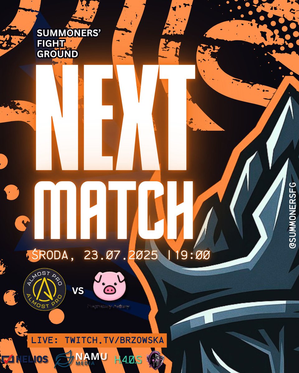 Przywoływacze!

Kolejny mecz już blisko, ekipa z <a href="/AlmostPro_LoL/">ALMOST PRO</a> powalczy z Pogromcami Aviney. 
❓Czy almostowcy dadzą radę przybliżyć się do swojego celu wyjścia z grupy? 
❓A może to świnki zapewnią sobie dzisiaj ten przywilej?

Odpowiedzi na te pytania tradycyjnie na