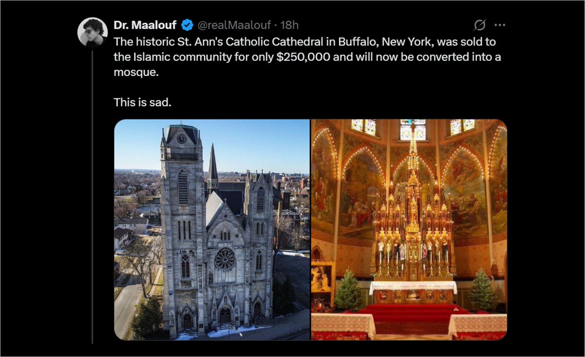 liturgicalife's tweet image. Some years ago I brought this trend up with my wife's cousin who lived in Europe right where these things were happening.
His response: “At least it is still a place of prayer… be grateful they didn’t turn it into a brothel.” Boy used to be a youth leader with the Charismatics.