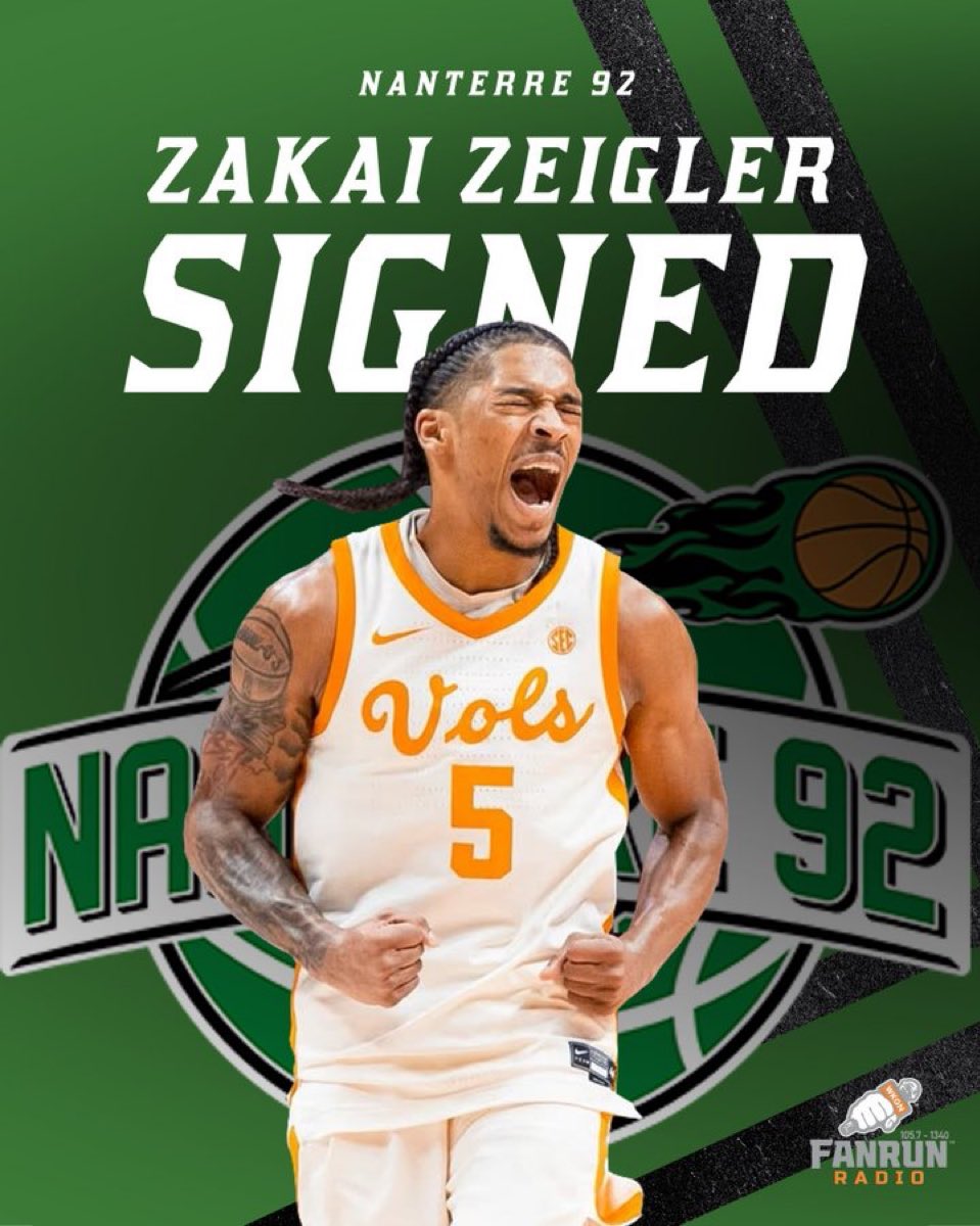TriStar_Network's tweet image. 🚨BREAKING🚨
VFL Zakai Zeigler has signed with Nanterre 92, a professional team in France.