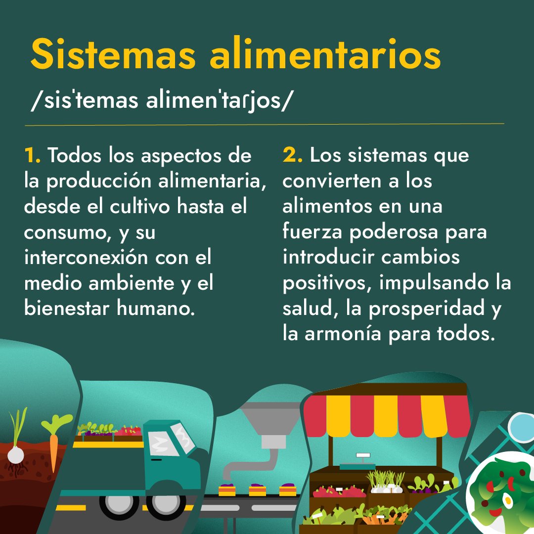 IFADespanol's tweet image. Invertir en mejores #SistemasAlimentarios significa invertir en un futuro mejor en el que nadie pase hambre, las comunidades puedan progresar y nuestro planeta prospere✨.