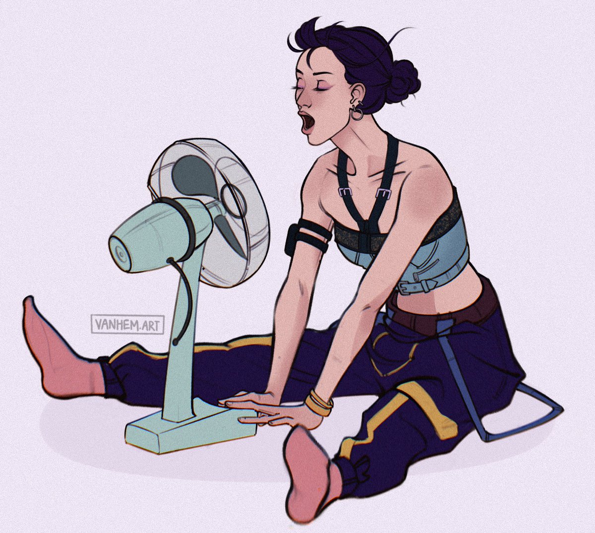vanhem_art's tweet image. zoey! #kpopdemonhunters #kpdh #art #huntrix