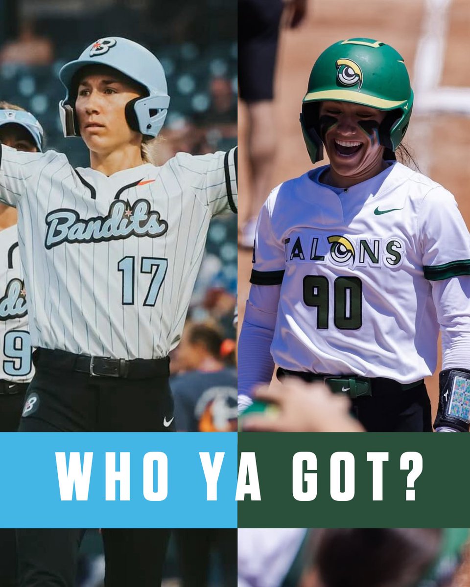 FloCollegeSB's tweet image. 🏆 AUSL Championship: Who ya got?
🗓️ July 26-28
📍 Rhoads Stadium
#ausl #prosoftball