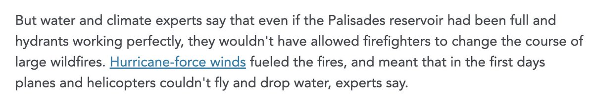 Los Angeles is in the throes of a total collapse of governance and social mores, and I can't think of anything that can stop or slow it.

Fully 20% of Altadena residents think the county *let their homes burn on purpose?*

We are deeply unprepared for the chaos of climate change.