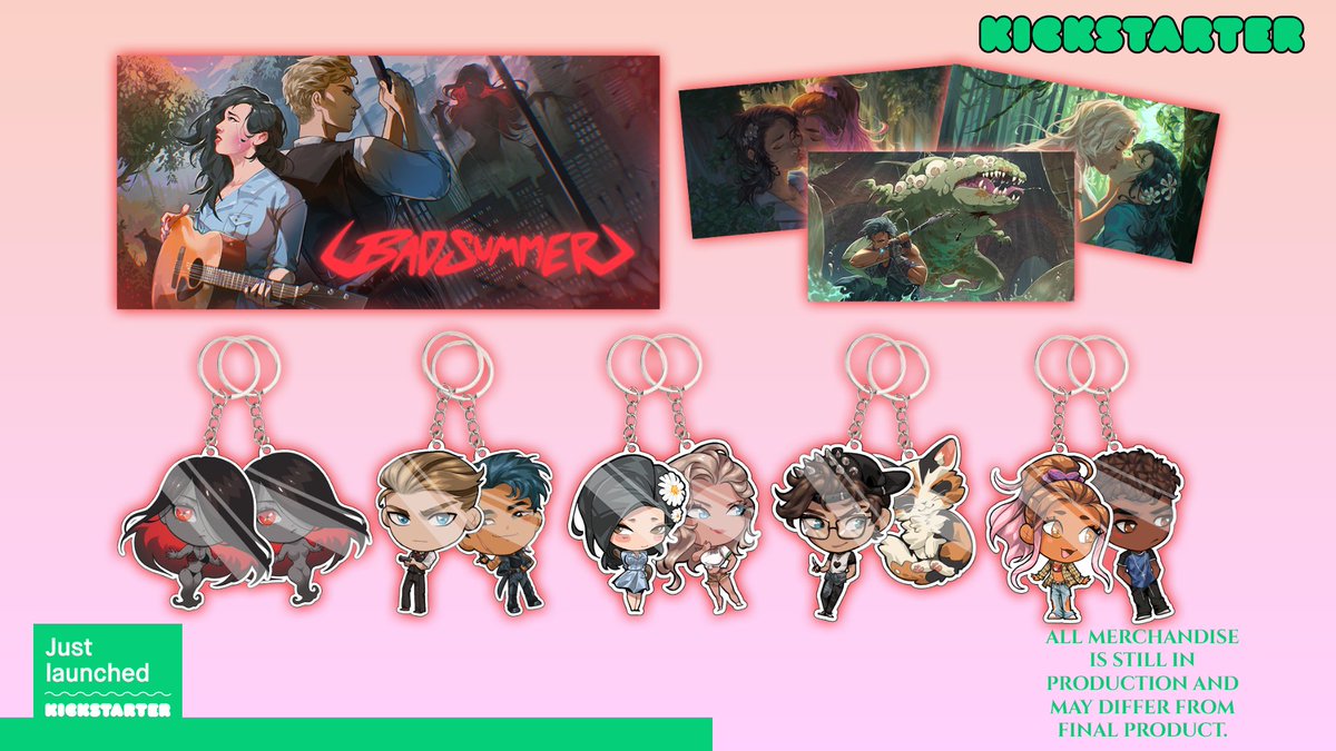 BadSummerVN's tweet image. 🔥 Merch Drop! 🔥👀

Unlock even more exclusive goodies from Bad Summer, our horror-romance visual novel. Only on #Kickstarter until August 20th!

👉 kickstarter.com/projects/badsu…

please check it out and show some support!

#merchandise #visualnovel