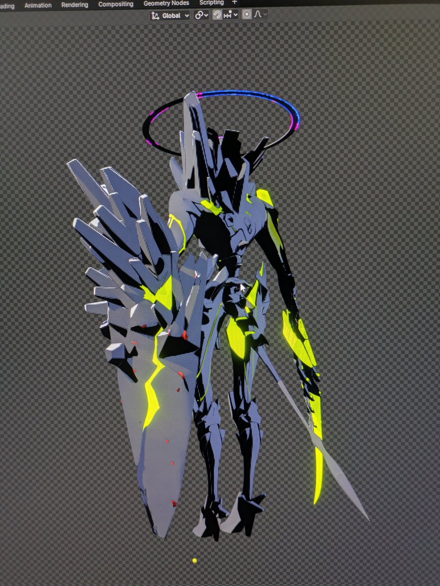 Work in progress. Dullahan. #ZenlessZoneZero #blender