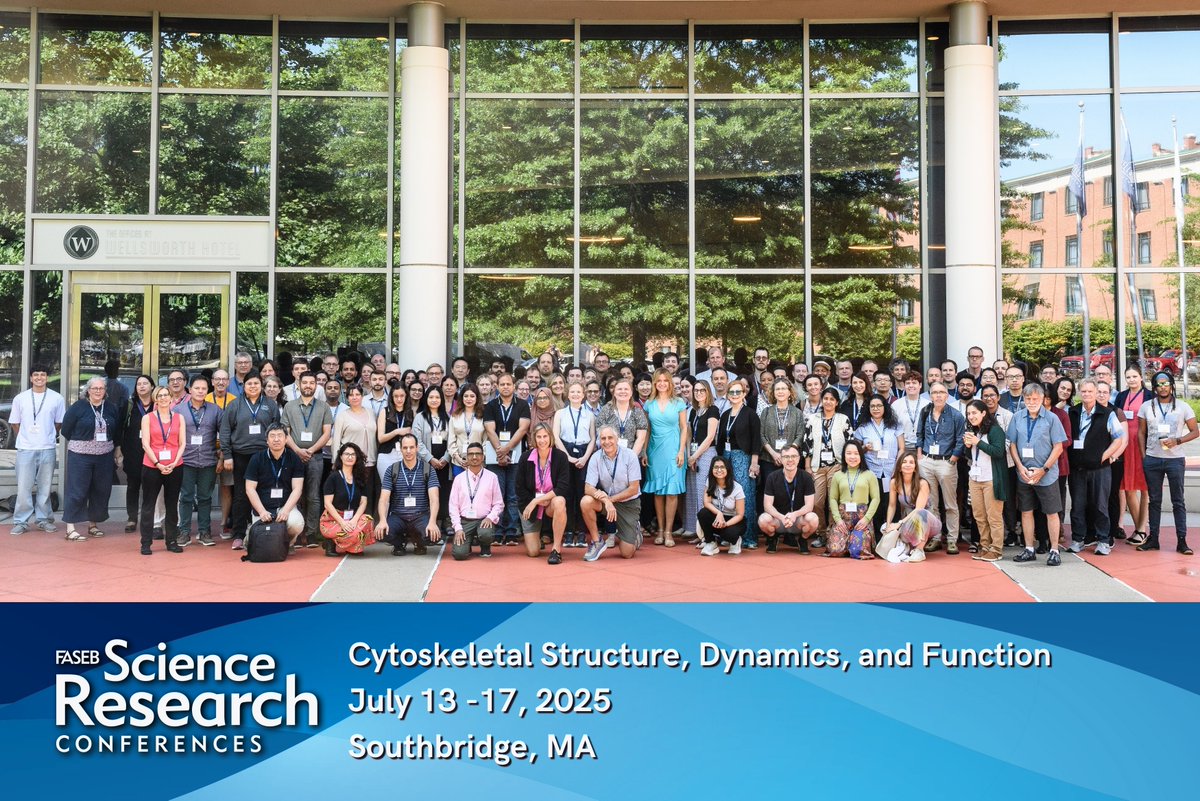 The FASEB Cytoskeleton Conference was a great success! Kudos to chairs Henry Higgs and Sabine Petry for making it happen! 
events.faseb.org/event/cytoskel…