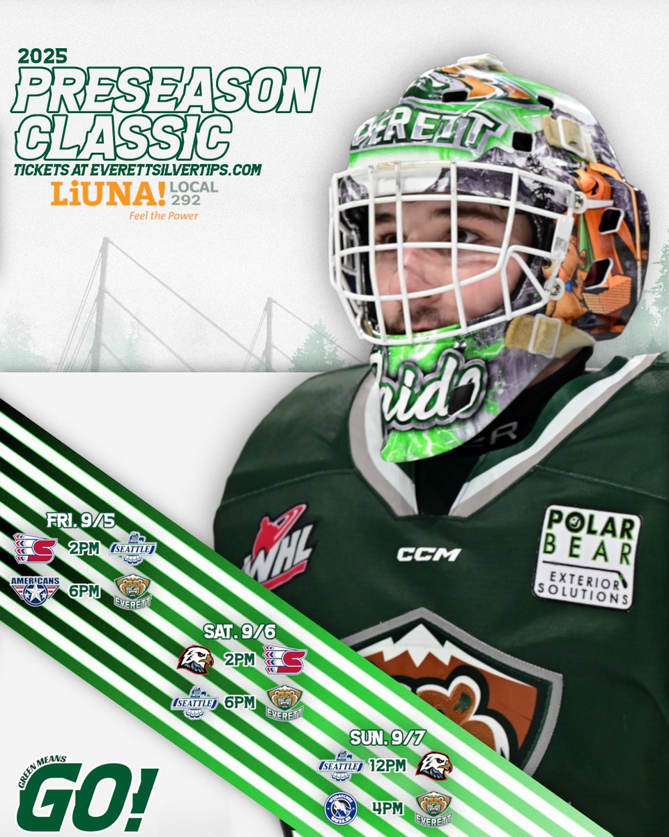 HUGE: YOU CAN BUY HOCKEY TICKETS TODAY!!!

Preseason packages and individual games for the Everett Preseason Classic are up!

🎟️: chl.ca/whl-silvertips…