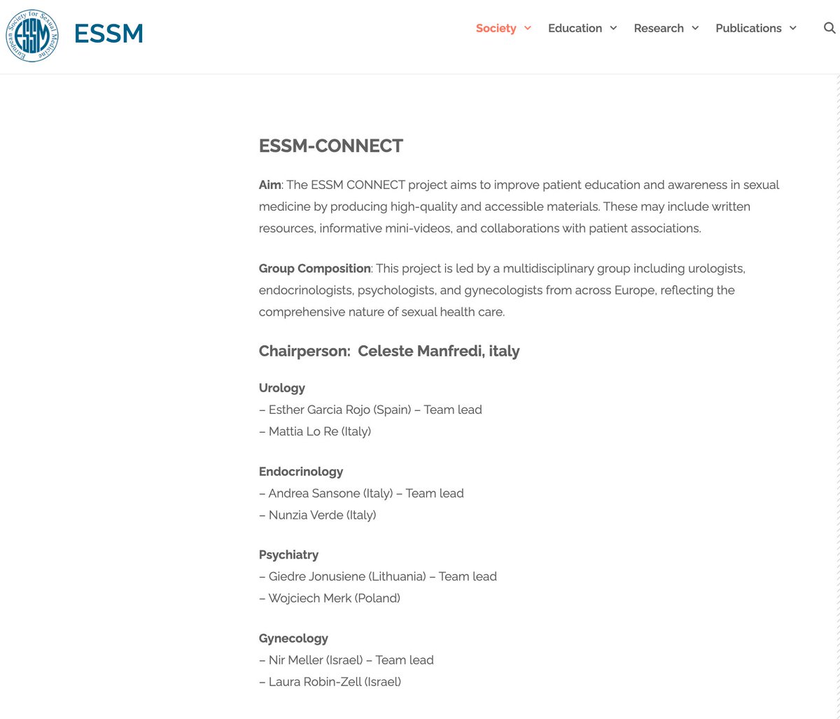 ManfrediCeleste's tweet image. 🚀 Just launched: #ESSMCONNECT, the new multidisciplinary Committee by @ESSM_official!
Honoured to be appointed Chairperson of this team
🎯 We aim to bridge the gap between clinical knowledge and patient understanding in sexual medicine.
Meet the team 👉 essm.org/society/who-we…