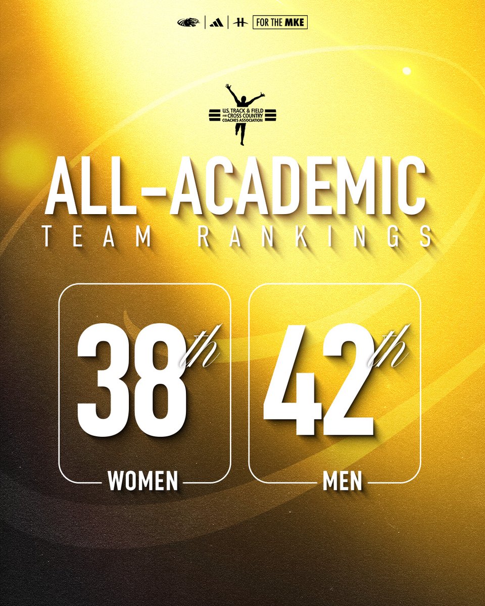 MKE_XCTF's tweet image. Track & Field Receives Team & Individual Academic Honors from @USTFCCCA 📚🎓💨
🔗 tinyurl.com/e4djy5ev
#ForTheMKE