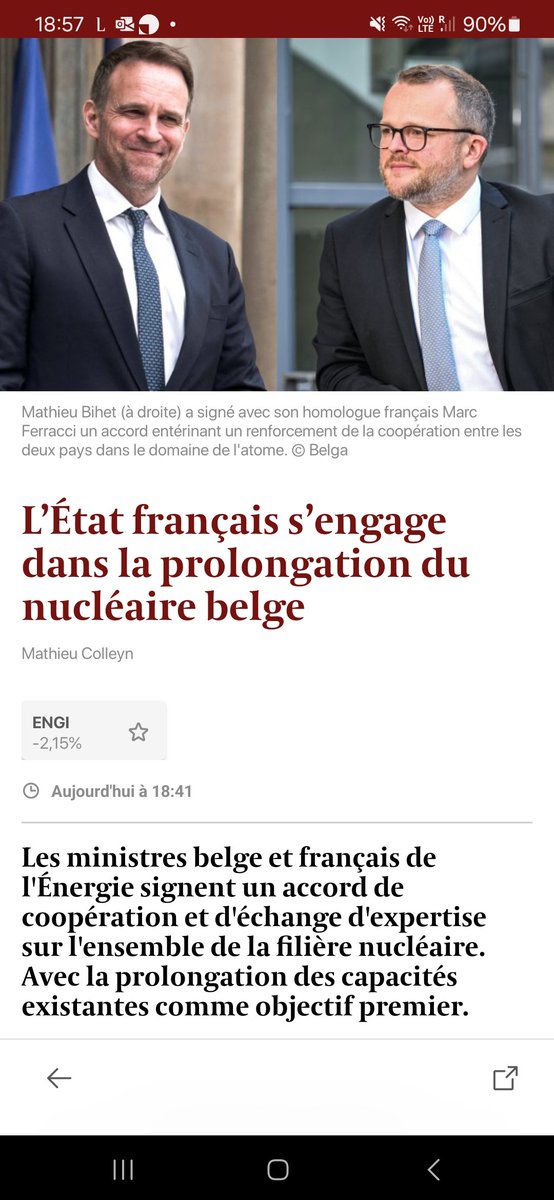 DavidClarinval's tweet image. Breaking news!
En discussion depuis un certain temps deja, bravo @BIHETMathieu !
Un nouveau pas en avant dans la mise en œuvre d'une politique énergétique ambitieuse!