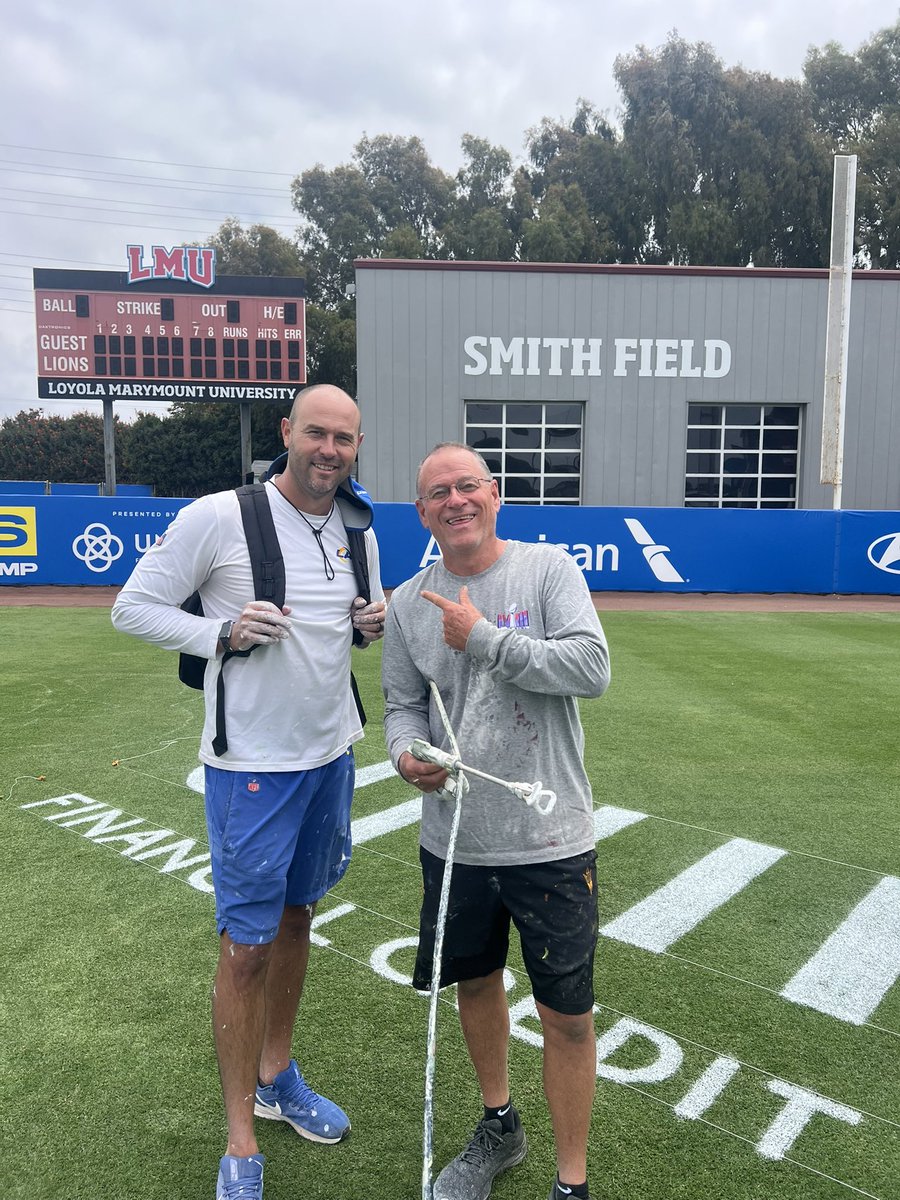 Pre season for groundskeepers as well. Thanks to <a href="/LinesAndLogos/">Andy Hebrard</a> for the retirement gig.