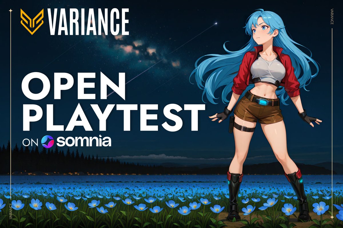 playvariance's tweet image. ⛔️ Don't gatekeep your playtest with tokens
✅Somnia Open Playtest will be open to all, GLHF!
Coming soon...
You ready Somnia? 🎮