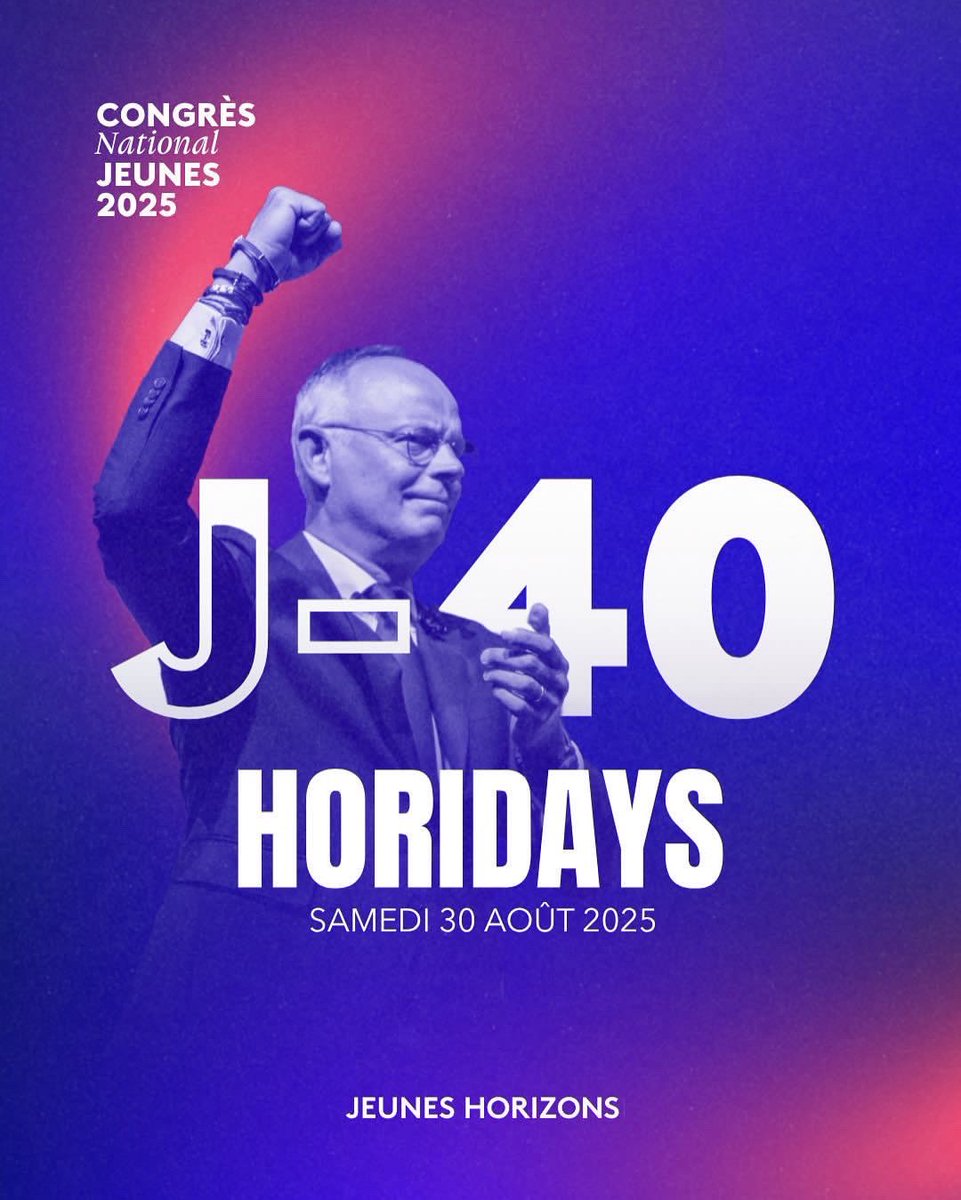 🔵 Samedi 30 août c’est #HORIDAYS !!

On vous attends nombreux pour cette journée spéciale <a href="/HorizonsJeunes/">Horizons Jeunes</a> !

#Horizons #JeunesHorizons #Gironde <a href="/horizons_bdx33/">Horizons Bordeaux</a>