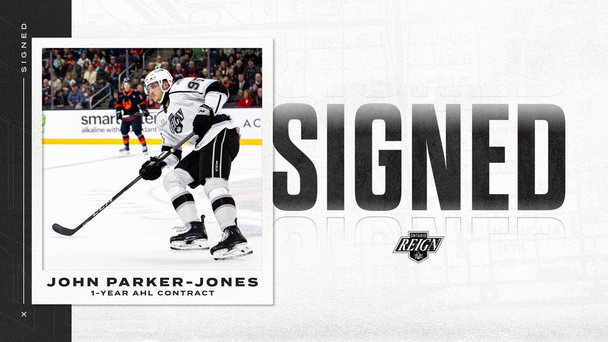 ontarioreign's tweet image. Welcome back to the #ReignTrain, JPJ! 🙌
We've re-signed John Parker-Jones to a one-year AHL contract!
📰 bit.ly/4kOQIDB