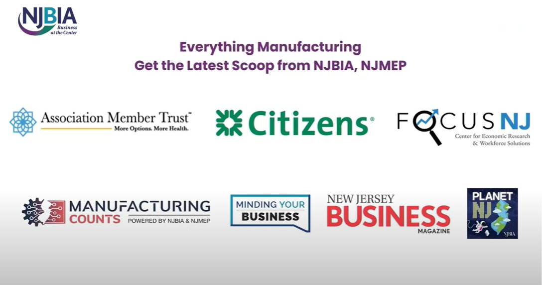 Catch up on key policy developments from the latest Manufacturing Counts meeting—explaining the new tax credit, bonus eligibility, and restored state support. 

Hear from lawmakers and manufacturing leaders. 

Watch now: ow.ly/SmVO50Wu7jx 

#IndustryUpdate #NJManufacturing