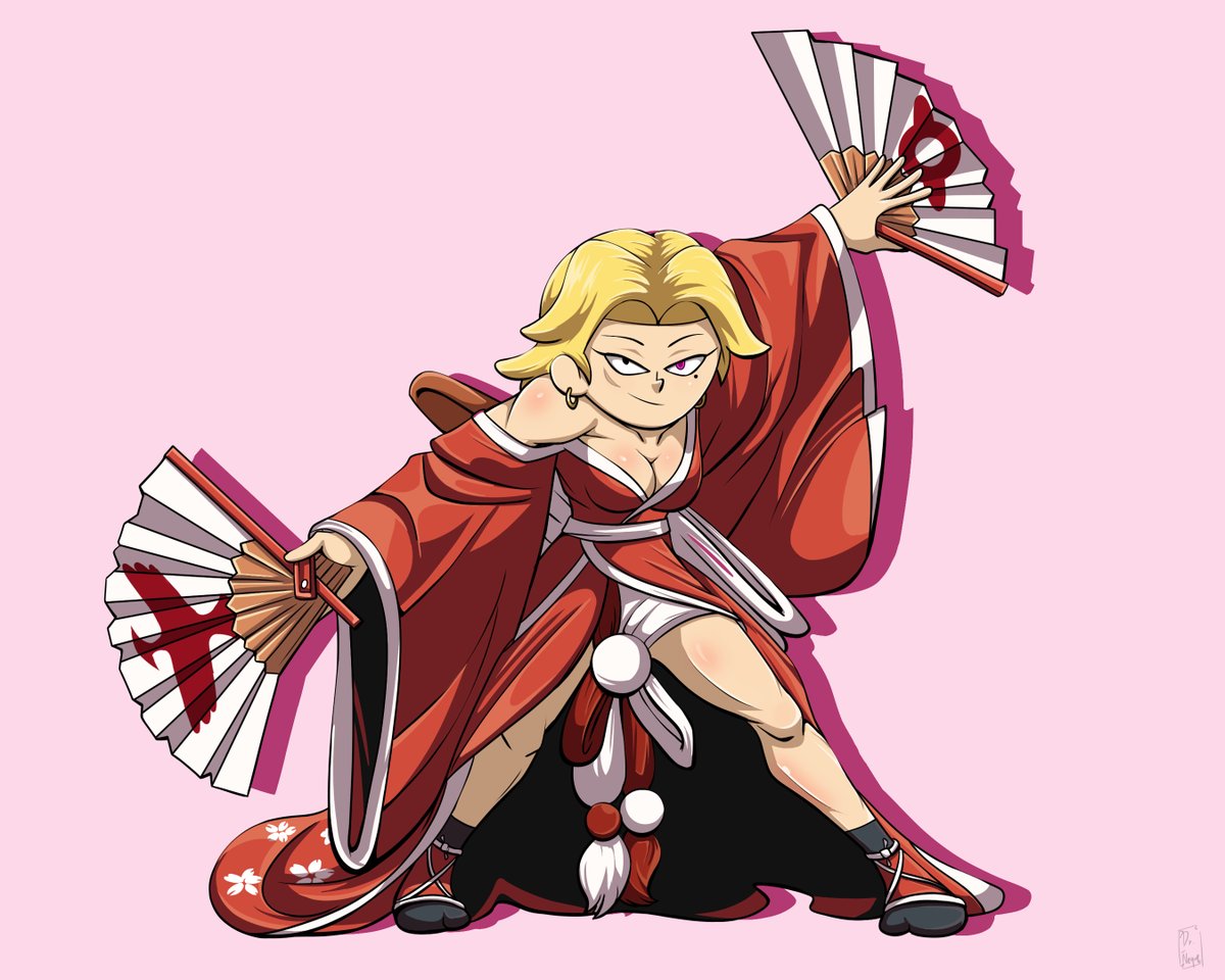 C0mm for @lodemode8 
Sasha Mai Shiranui!

You can almost hear Anne and Marcy having massive nosebleeds.

#Amphibia #Amphibiafanart #MaiShiranui #SashaWaybright