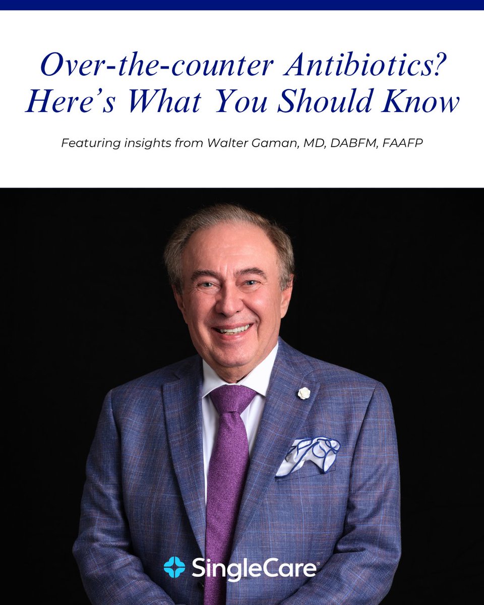 Executive Medicine of Texas (@execmed) on Twitter photo Our provider, Dr. Walter Gaman was featured on <a href="/SingleCare/">SingleCare</a> giving insights on over-the-counter antibiotics!
Read the full article here! : ow.ly/BCZo50Wq44M
#OTC #Antibiotics #Lifestyle #Health #Wellness #ConciergeMedicine #Southlake Our provider, Dr. Walter Gaman was featured on <a href="/SingleCare/">SingleCare</a> giving insights on over-the-counter antibiotics!
Read the full article here! : ow.ly/BCZo50Wq44M
#OTC #Antibiotics #Lifestyle #Health #Wellness #ConciergeMedicine #Southlake