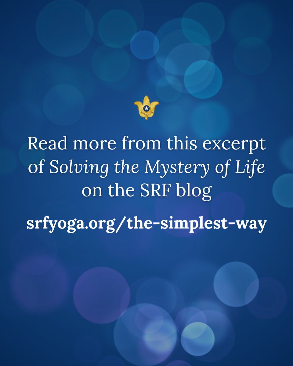 srfyogananda's tweet image. Paramahansa Yogananda describes, in this new excerpt from the recently released anthology “Solving the Mystery of Life,” how the omnipresent Divine Beloved “hiding” behind everything in this world can be found through our heart’s love and devotional seeking. 

We invite you to…