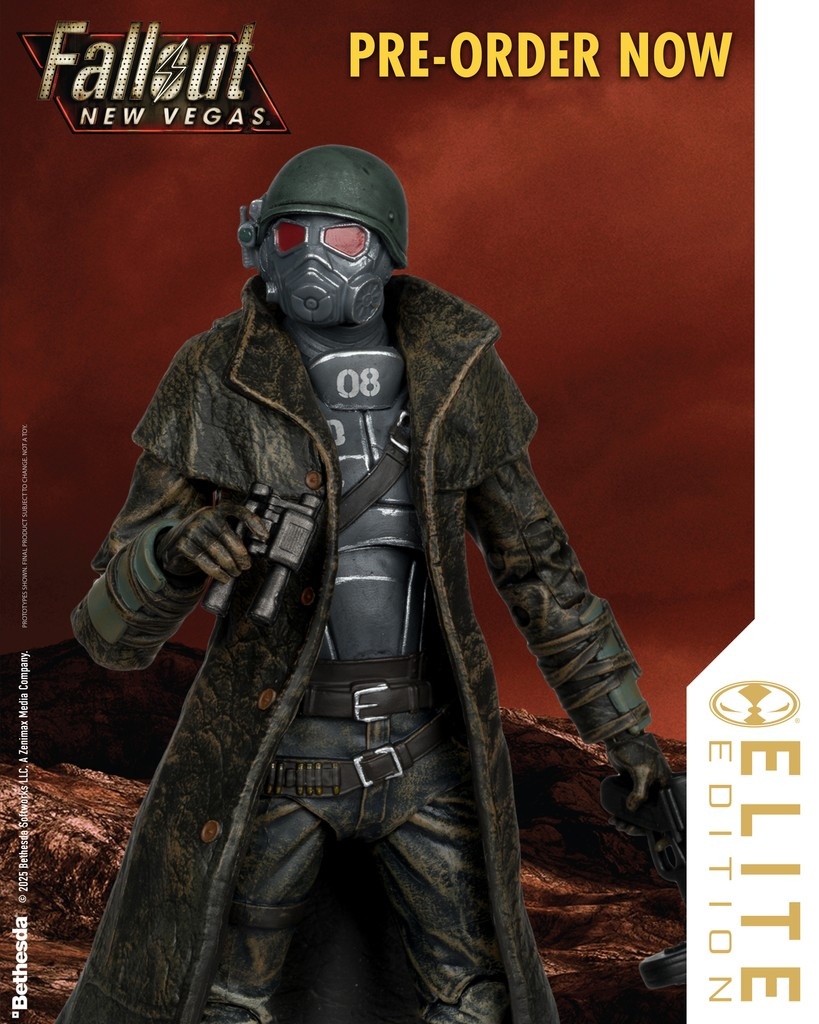mcfarlanetoys's tweet image. #NCRRanger (#McFarlaneEliteEdition) based on #FALLOUTNEWVEGAS video game is available for pre-order NOW at select retailers!
➡️ bit.ly/FalloutNewVega…
7" scale deluxe action figure includes 13 accessories, base and an ELITE POINTS card reward system.
#McFarlaneToys #Fallout