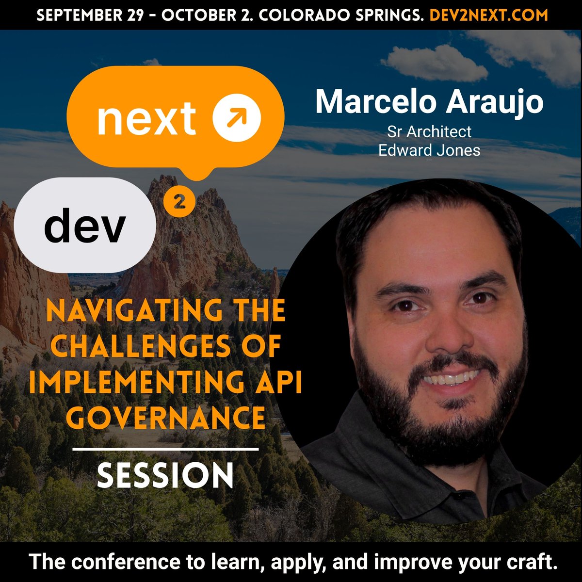 dev2next's tweet image. API governance isn’t just about rules—it’s about enabling scale, security & speed. Discover strategies that actually work in complex, real-world environments with Marcelo Araujo at dev2next 🦾
dev2next.com/speaker/cc409a…
🎟️ dev2next.com
🙌JOIN-MARCELOA-50OFF = discount!