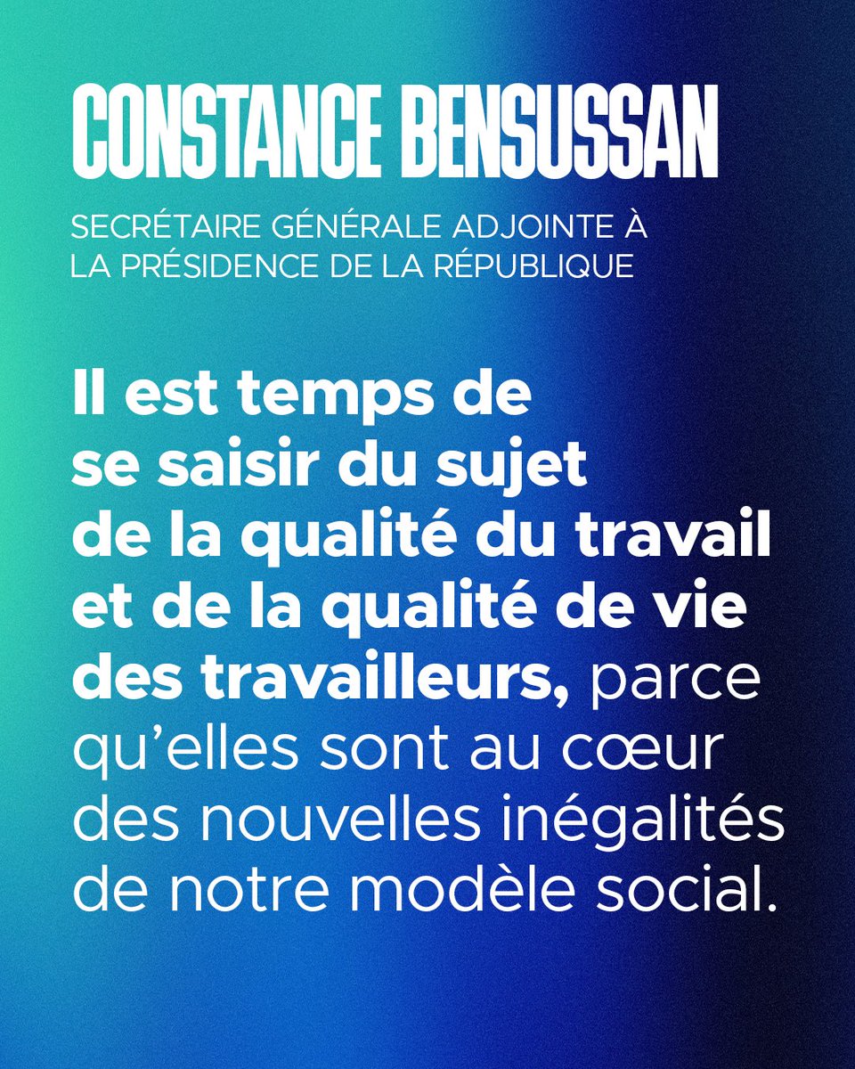 Renaissance's tweet image. Il est temps de se saisir du sujet de la qualité du travail et de la qualité de vie des travailleurs.
Elles sont au cœur des nouvelles inégalités de notre modèle social.
Nos propositions juste ici 👉 doc.parti.re/Conventions-th…