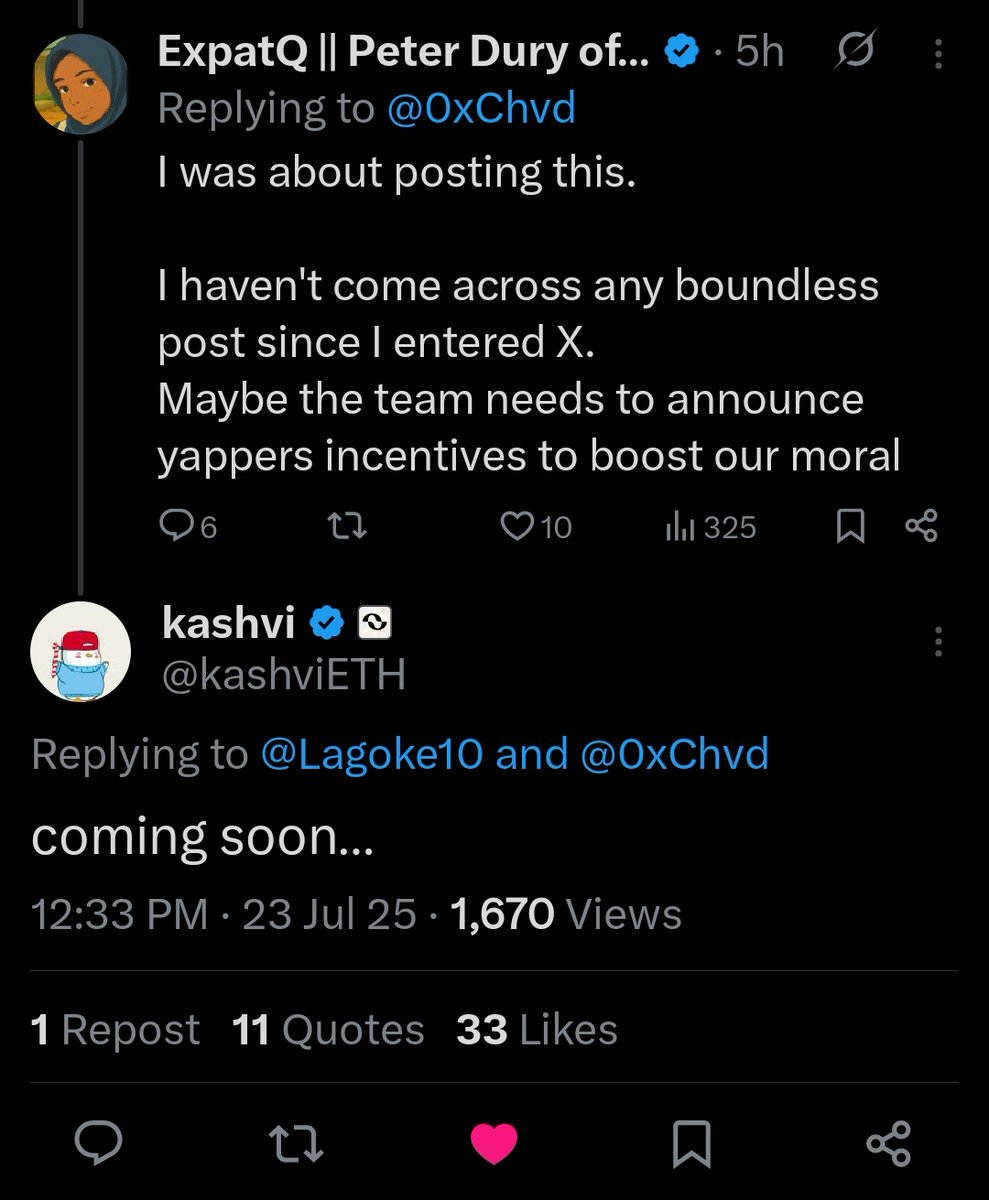 Dar99551's tweet image. I can feel it @boundless_xyz yappers reward announcement👀