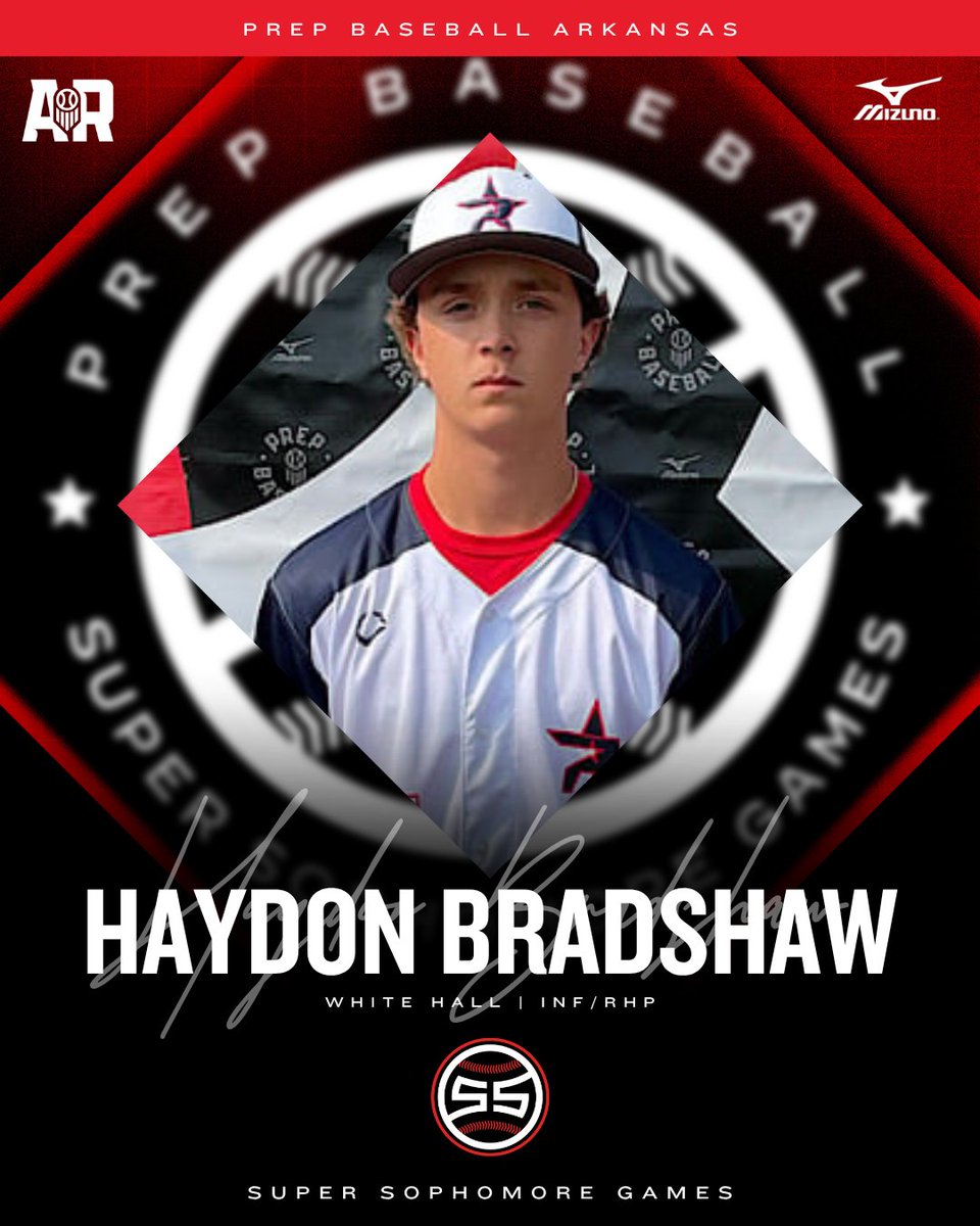 𝗜𝗡𝗩𝗜𝗧𝗘 𝗔𝗖𝗖𝗘𝗣𝗧𝗘𝗗 ✅

INF/RHP Haydon Bradshaw (White Hall) is locked to represent Team Arkansas at the 2025 Prep Baseball Central Super Sophomore Games in Kansas City! #CSSG25

👤: loom.ly/2w3OGmM // <a href="/HaydonBradshaw/">Haydon Bradshaw</a>