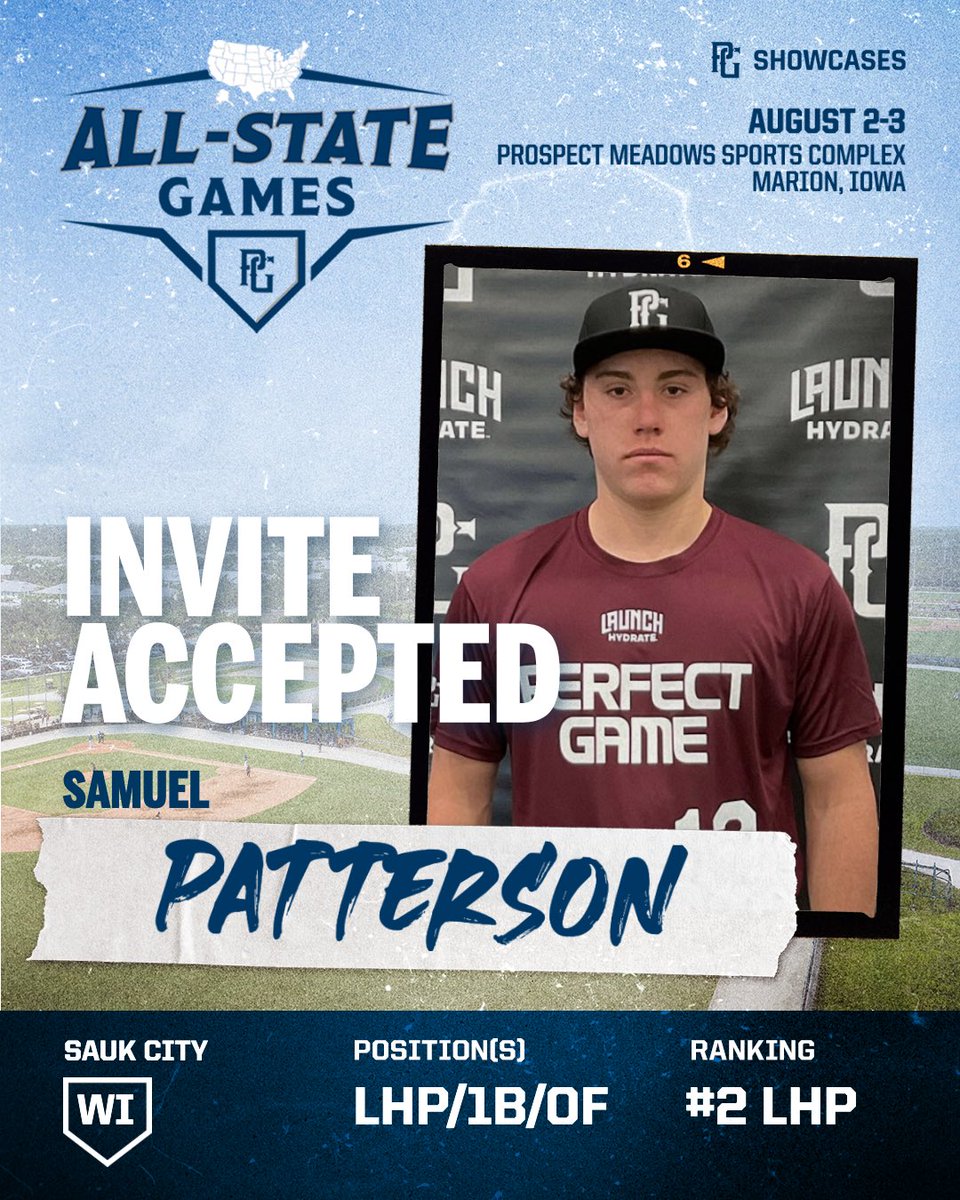 IowaPG's tweet image. 🚨INVITE ACCEPTED🚨
Samuel Patterson (WI) has accepted his invitation to head to the 2025 PG Midwest All-State Games in Marion, IA! 🔥
@PGShowcases @PerfectGameUSA